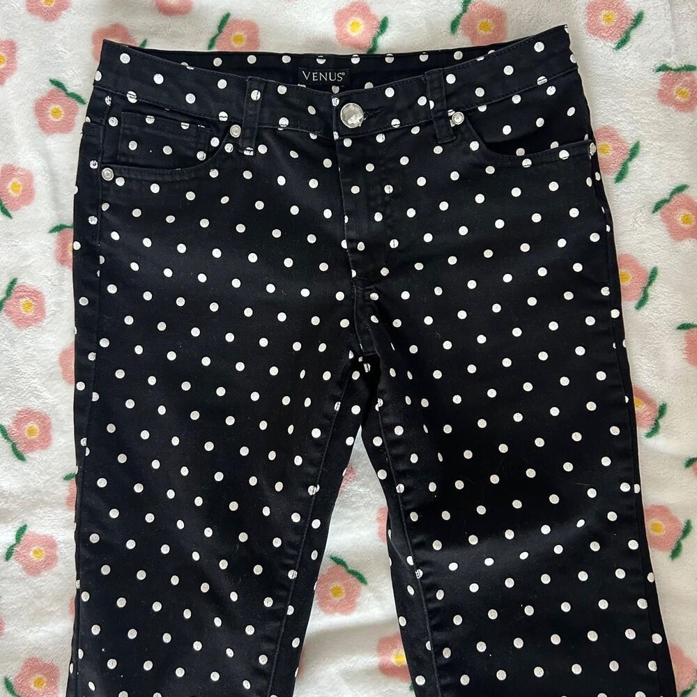 Venus Women's Black and White Trousers